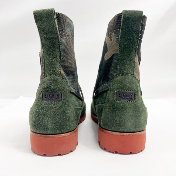 Polo Ralph Lauren Ranger Suede and Camo Canvas Boots - Picture 11 of 16